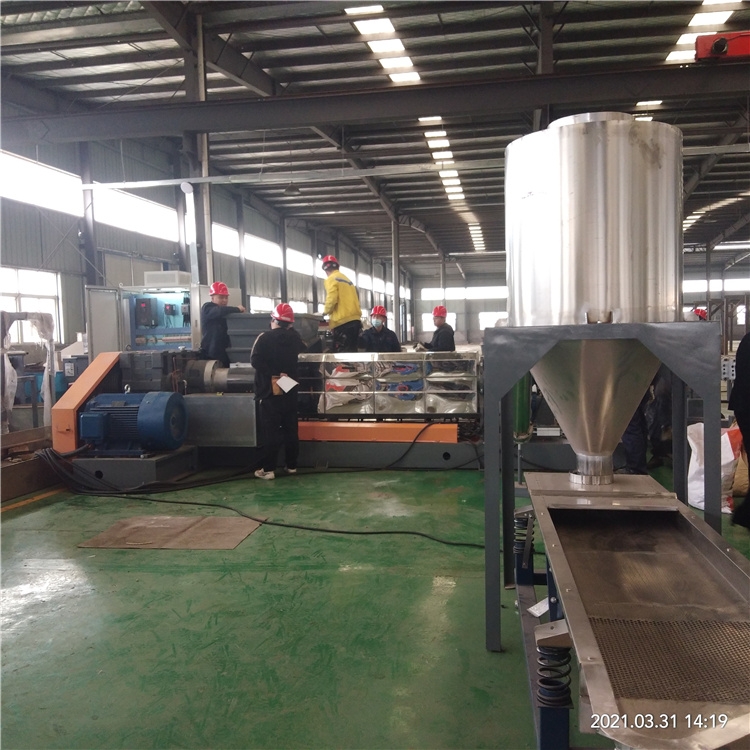 江苏玖德隆 低烟无卤电缆料造粒机_电缆料造粒设备